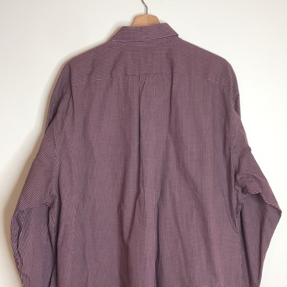 Eddie Bauer mens wrinkle resistant long sleeve button down cotton shirt - Picture 9 of 10